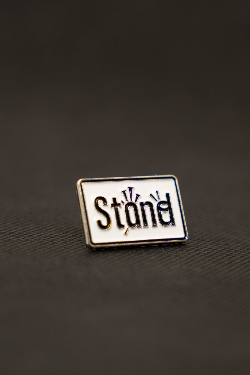 STAND project pin-badge